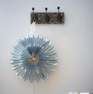 Star Trading Crystal Pappersstjärna Blå 50cm