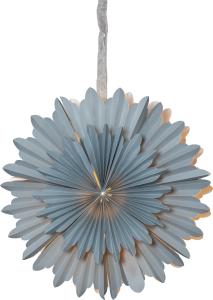 Star Trading Crystal Pappersstjärna Blå 50cm