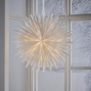 Star Trading Winter Pappersstjärna Vit 60cm