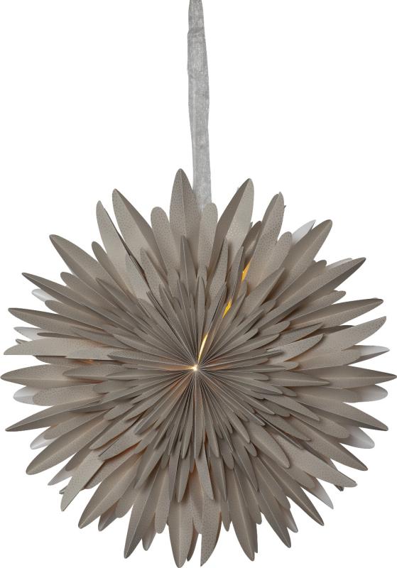 Star Trading Winter Pappersstjärna Beige 60cm at lavanille