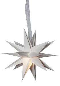 Star Trading December Pappersstjärna Vit 35cm