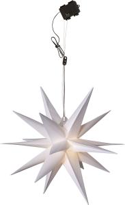 Star Trading Alice Julstjärna Batteridriven Vit