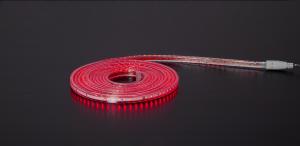 Star Trading Ljusslang Transparent/Röd Flatsmdled 5m