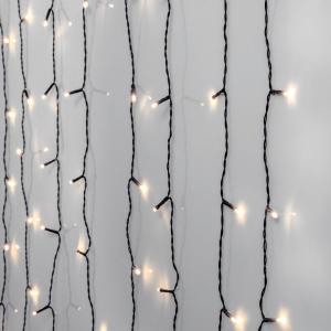 Star Trading Ljusgardin Utomhus Crispy Ice White 1,3m