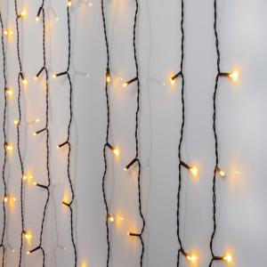 Star Trading Ljusgardin Utomhus Golden Warm White 2m