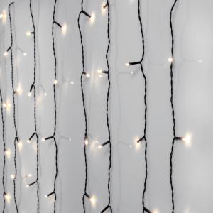 Star Trading Ljusgardin Utomhus Crispy Ice White 1,3m