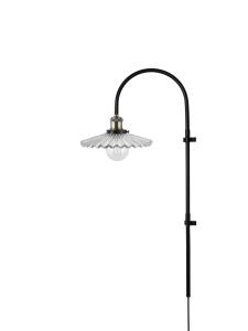 Vägglampa Glas Klar Globen Lighting Cobbler 75cm