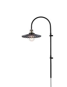 Vägglampa Glas Rökfärgad Globen Lighting Cobbler 75cm