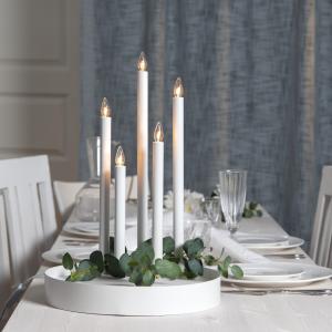 Star Trading Deco Adventsljusstake Vit