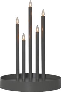 Star Trading Deco Adventsljusstake Grå