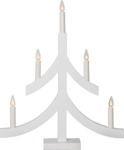 Star Trading Pagod Adventsljusstake 47,5cm Vit