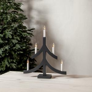 Star Trading Pagod Adventsljusstake 47,5cm Grafitgrå