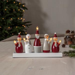 Star Trading Tomtefamilj Ljusstake Multi