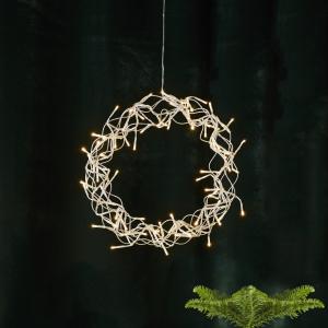 Star Trading Curly Krans Silver 30cm