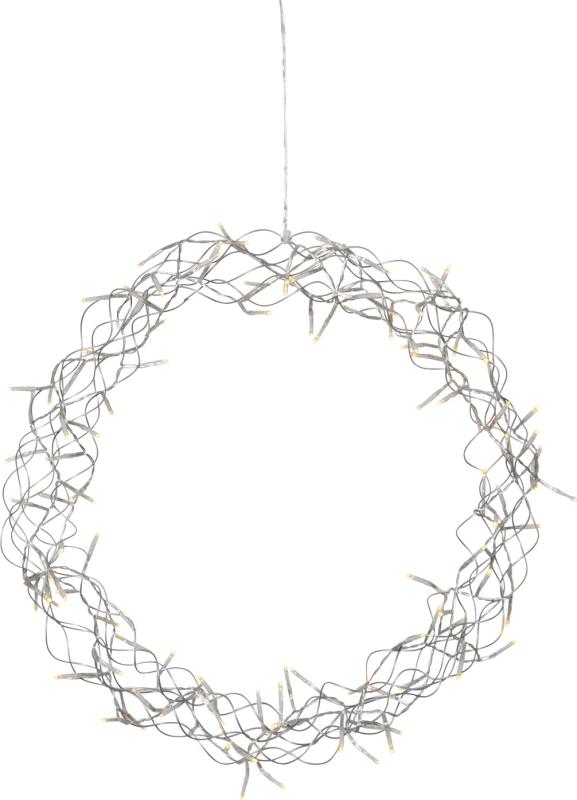 Star Trading Curly Krans LED Silver 50cm at lavanille