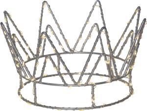 Star Trading Crown Bordsdekoration Silver 22cm