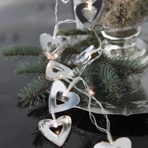 Star Trading Ljusslinga Inomhus Batteridriven Silver Mirrola