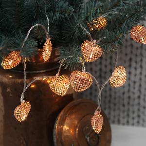 Star Trading Ljusslinga Inomhus Batteridriven Koppar Neartz