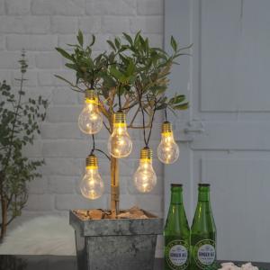 Star Trading Ljusslinga Utomhus Batteridriven Svart Glow 1m