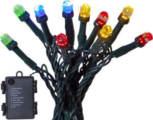 Star Trading Ljusslinga Utomhus Diamond Star Light Multi 6m