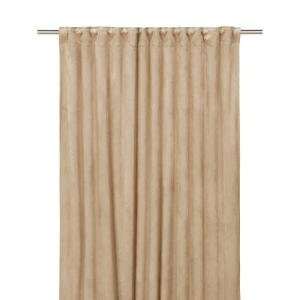 Sammetsgardin Elise Gul 2-Pack 135x280cm Svanefors