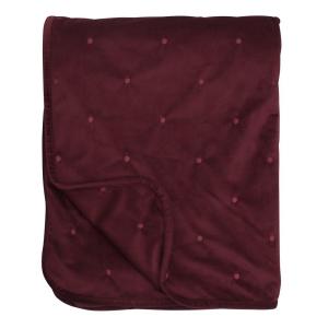 Svanefors Dothy Pläd 130x170cm Vinröd