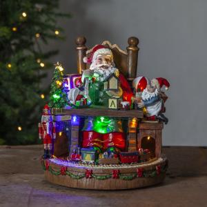 Star Trading Panorama Merryville Julby Röd 25cm