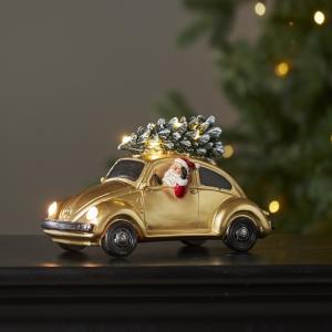 Star Trading Panorama Merryville Julbil Guld 12cm