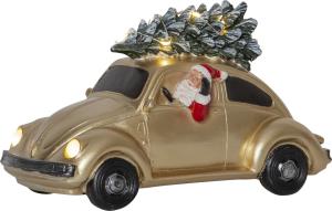 Star Trading Panorama Merryville Julbil Guld 12cm