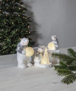 Star Trading Polare Snöboll Juldekoration Vit