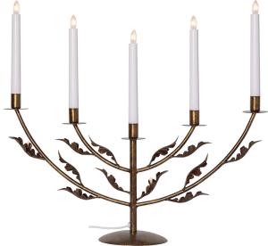 Adventsljusstake Grace Mässing 48cm Star Trading