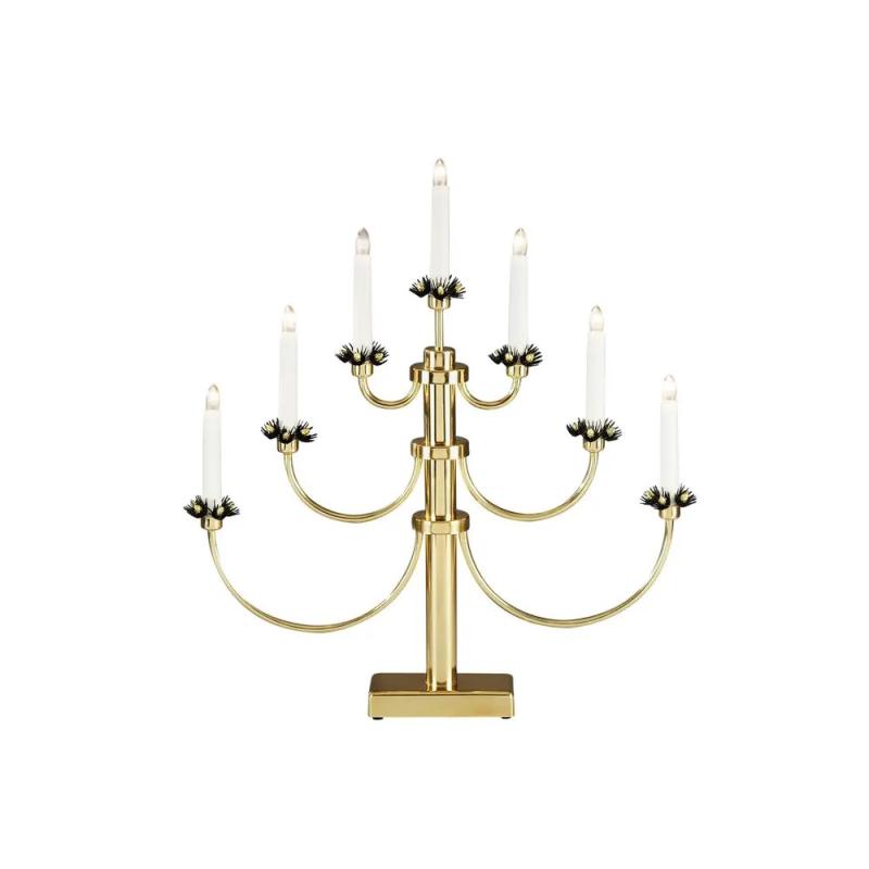 Adventsljusstake Mässing 7L 54cm Konstsmide at lavanille