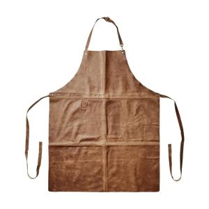 Affari of Sweden Oxford Förkläde Läder Brun