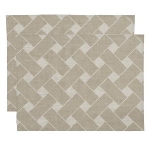 Almedahls Korg Bordstablett Natur/Taupe 2-Pack