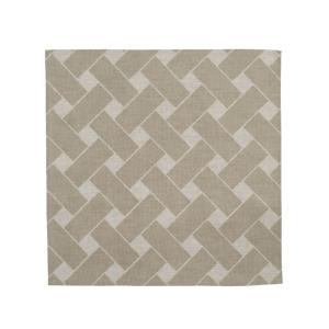 Almedahls Korg Servett Natur/Taupe 45x45cm 2-Pack