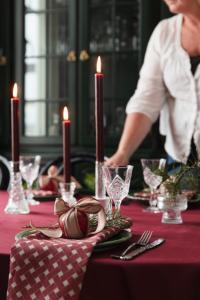 Almedahls Korg Servett Röd 45x45cm 2-Pack