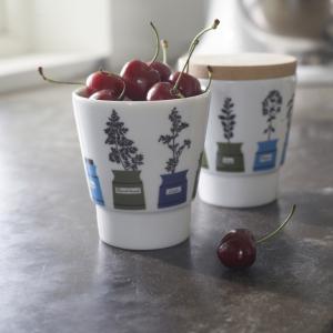 Almedahls Persons Kryddskåp Mugg Blå 2-Pack