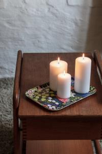 Almedahls Skogen Bricka Svart/Grön/Rosa 20x27cm