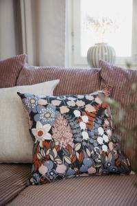 Kuddfodral Skogen Blå/Brun 47x47cm Almedahls