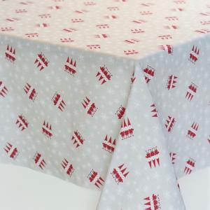 Textilvaxduk Tomtenisse Grå 145x220cm Almedahls