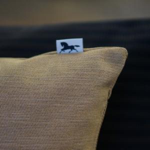 Kuddfodral Twist Natur/Havre 50x50cm Almedahls