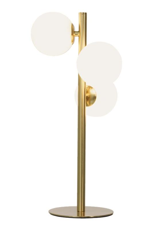 Bordslampa 3L Mässing/Vit Aneta Lighting Molekyl at lavanille