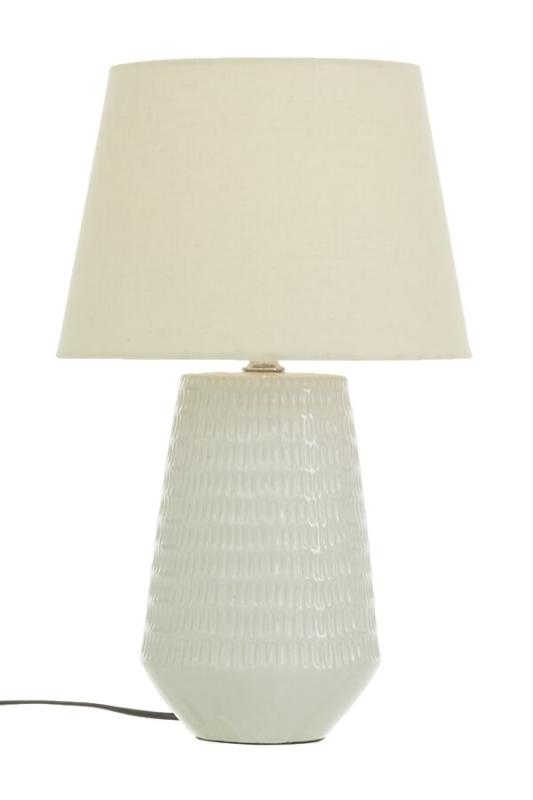 Bordslampa Keramik Vit Aneta Lighting Mona 45cm at lavanille