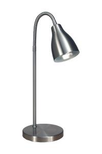 Aneta Lighting Sarek Bordslampa Stål/Satin 45 cm