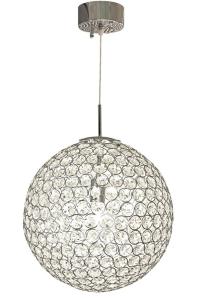 Aneta Lighting Bling Taklampa Krom/Klar 38cm