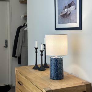 Bordslampa Keramik Blå Aneta Lighting Bodil