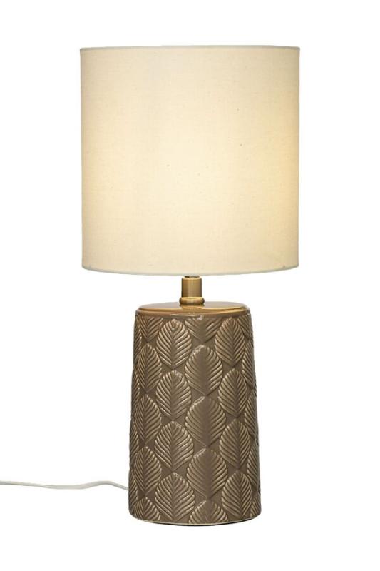 Bordslampa Keramik Brun Aneta Lighting Bodil 47cm at lavanille