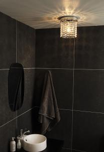 Badrumslampa Plafond Krom/Klar Aneta Lighting Claudia