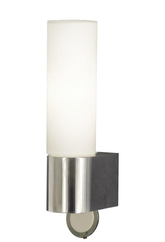 Aneta Lighting Cosenza Vägglampa Krom/Opalvit IP44 at lavanille