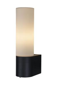 Badrumslampa Vägglampa Svart/Opalvit Aneta Cosenza
